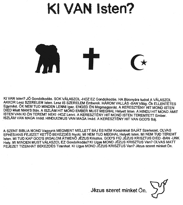 Who is God? (Hungarian version)