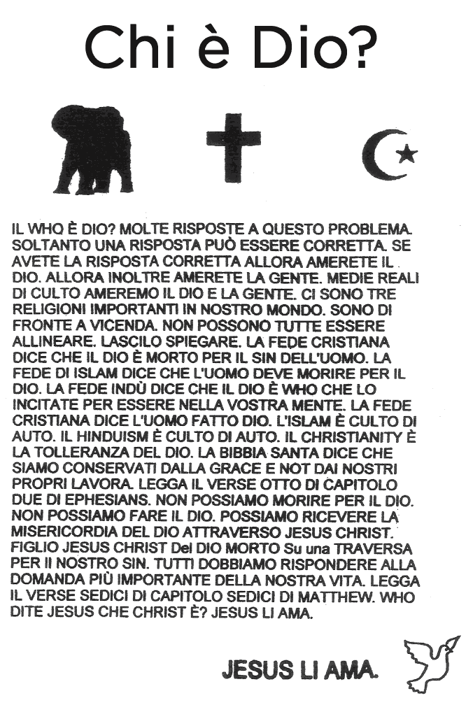 Chi &egrave; Dio?