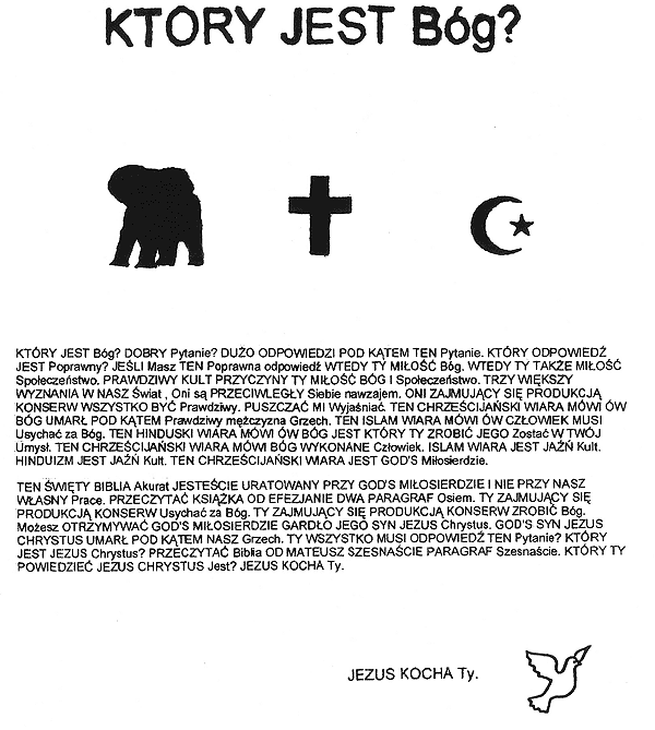 Who is God? (Polish version)