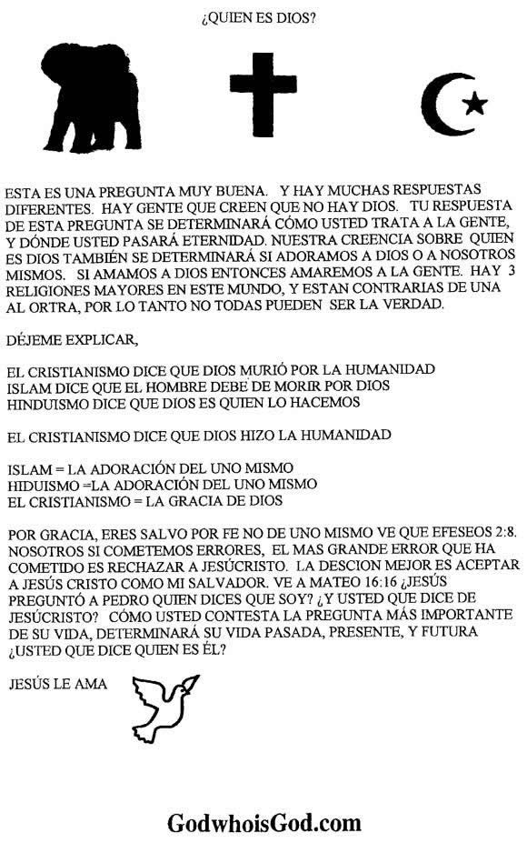 &iquest;Quien es Dios?